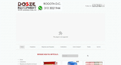 Desktop Screenshot of dosze.com.co