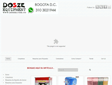 Tablet Screenshot of dosze.com.co